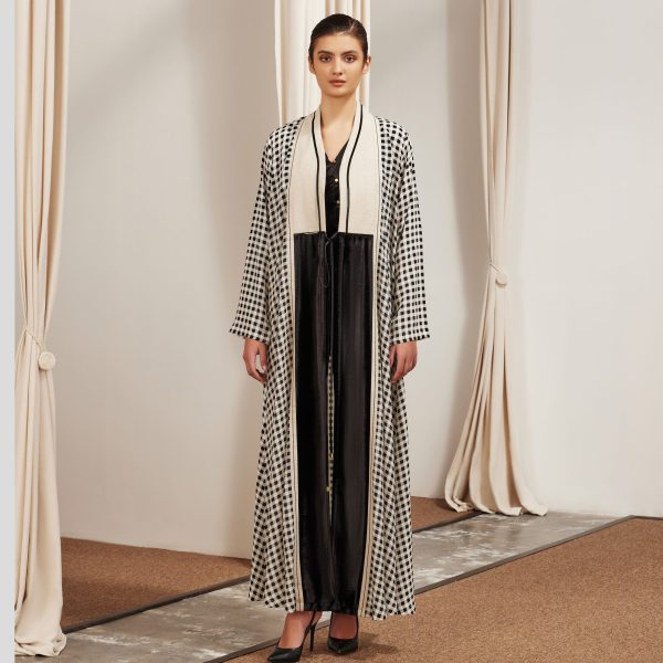 Silk Printed Abaya