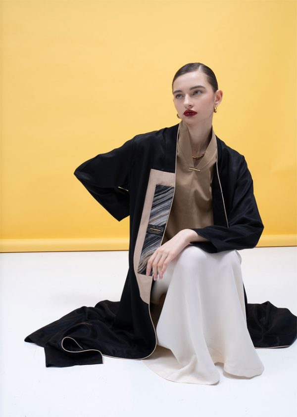 black silk