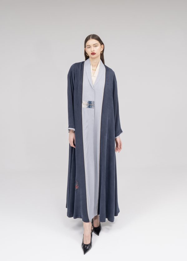 blue silk