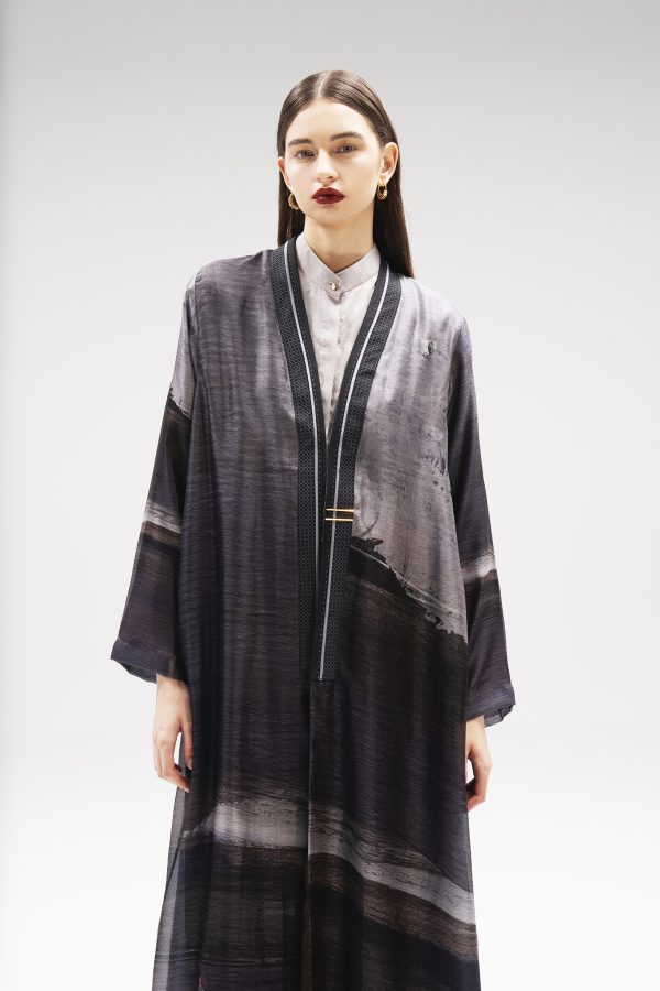 Silk chiffon print