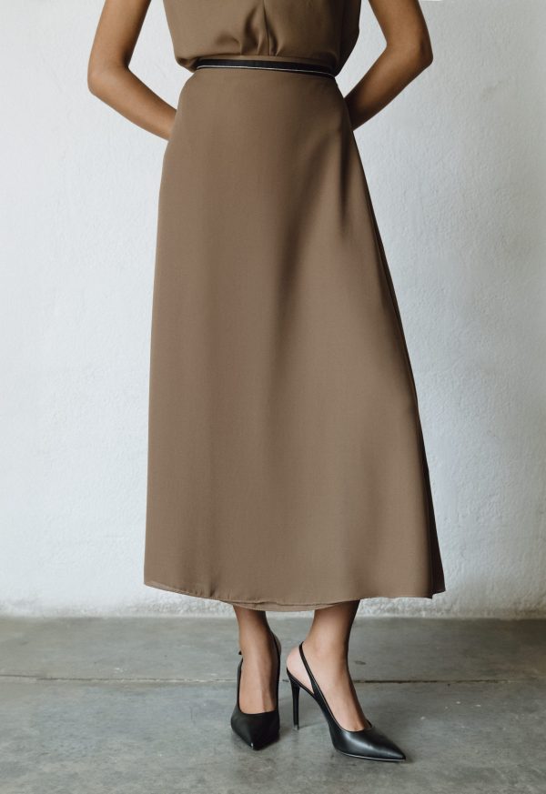 BROWN SKIRT