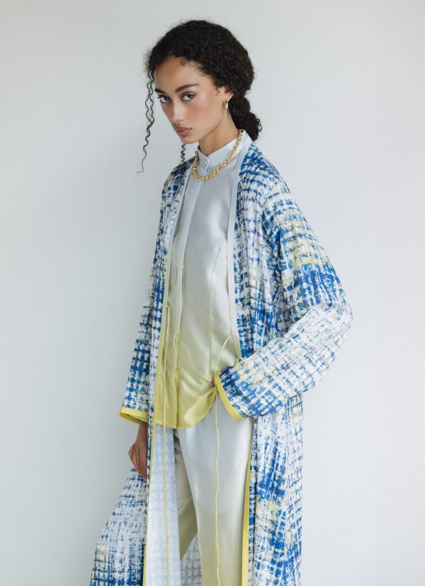 light blue print