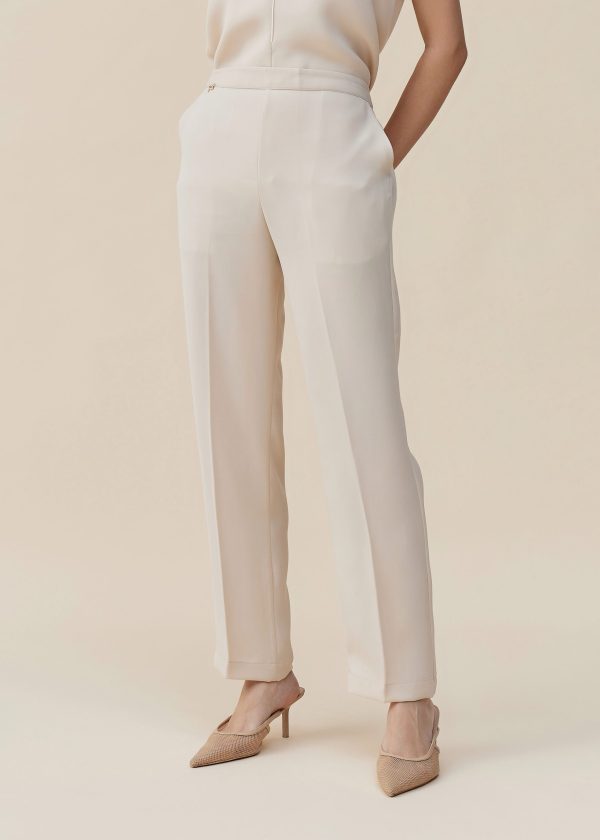 Crepe trouser