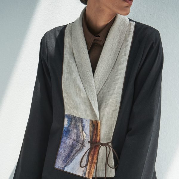 black kimono