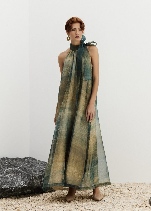 green organza